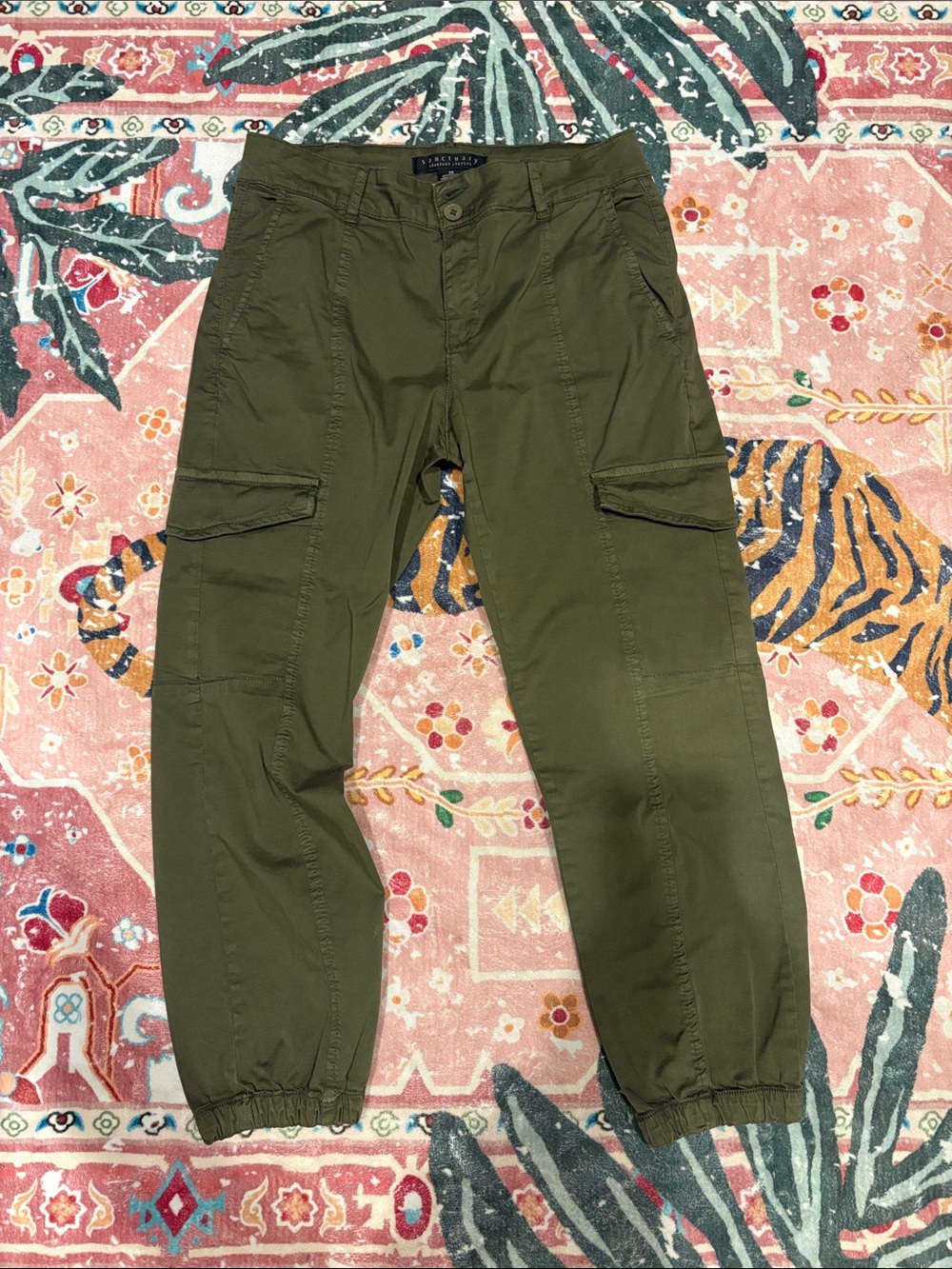 Sanctuary Olive Green Women's Cargo Jogger Pants